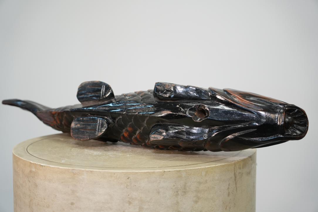 Japanese Lacquered Koi Sculpture Width:910mm - Image 3