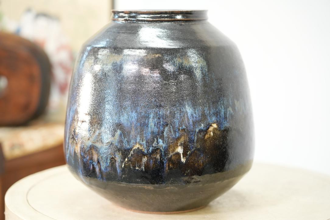 Mashiko Pottery Vase Height:300mm - Image 9
