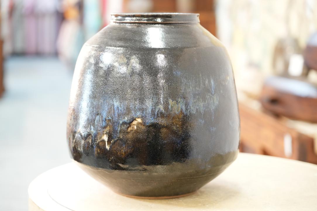 Mashiko Pottery Vase Height:300mm - Image 8