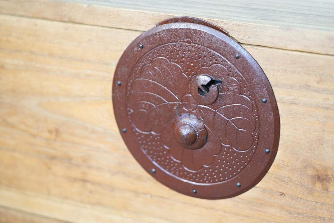 Japanese 2 section clothing chest