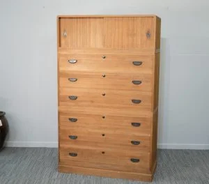Japanese Vintage Kimono Obi Chest (3 Sections) Width:1000mm