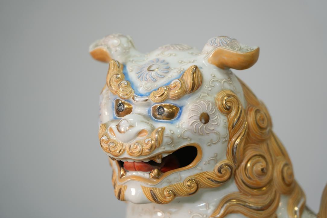 Kutani Pottery Shishi Width:300mm - Image 2
