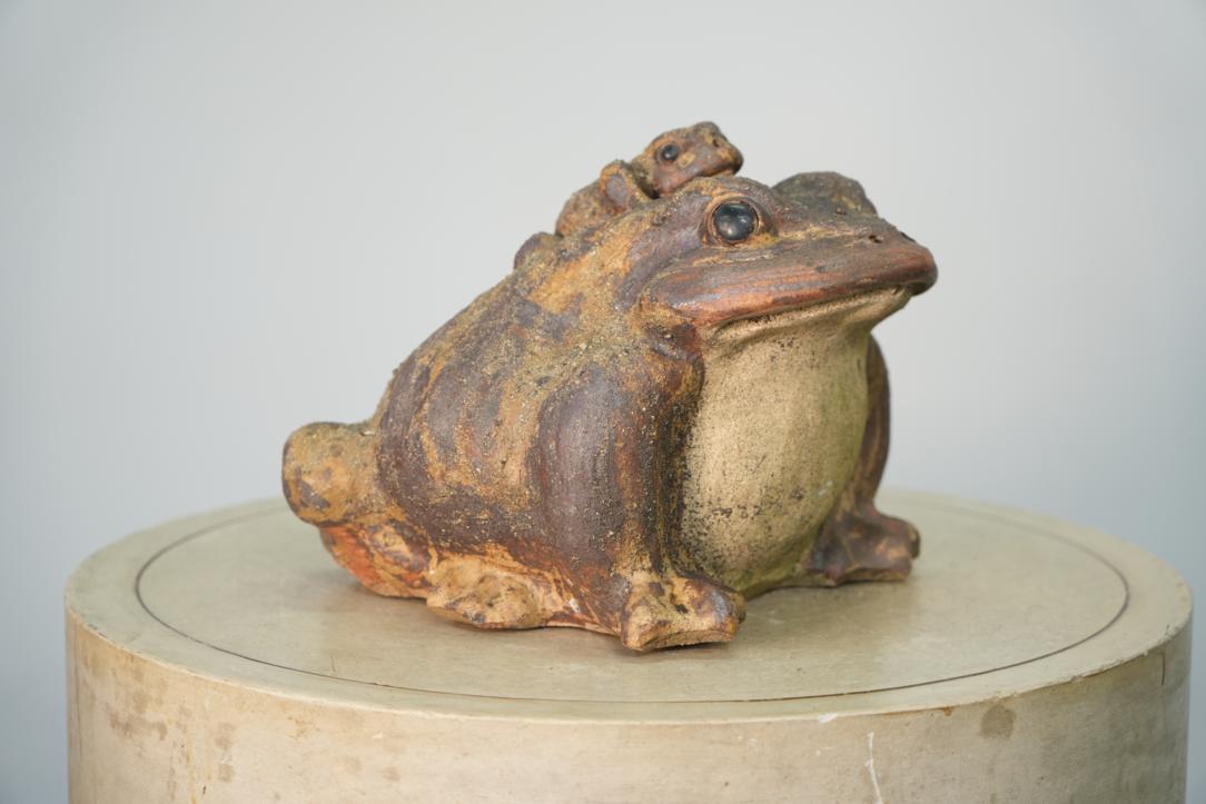 Shigaraki Pottery Frog Width:320mm