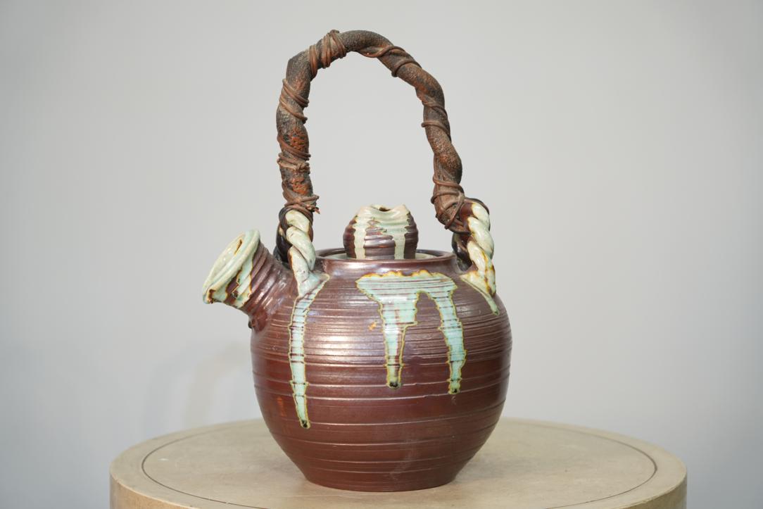 Large Shigaraki Pottery Teapot Width:300mm