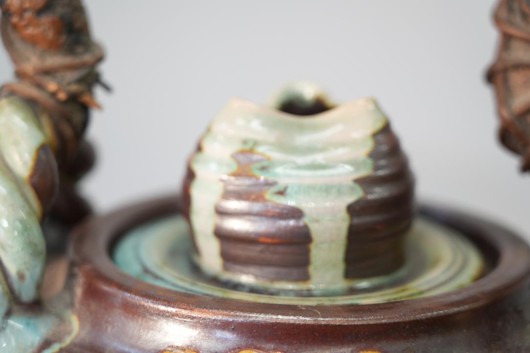 Large Shigaraki Pottery Teapot Width:300mm - Image 7