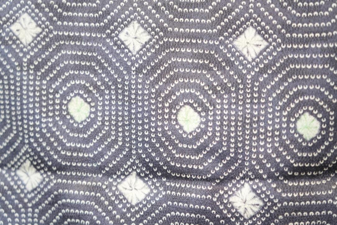 Illusion Design Silk Japanese Haori Jacket - Image 2