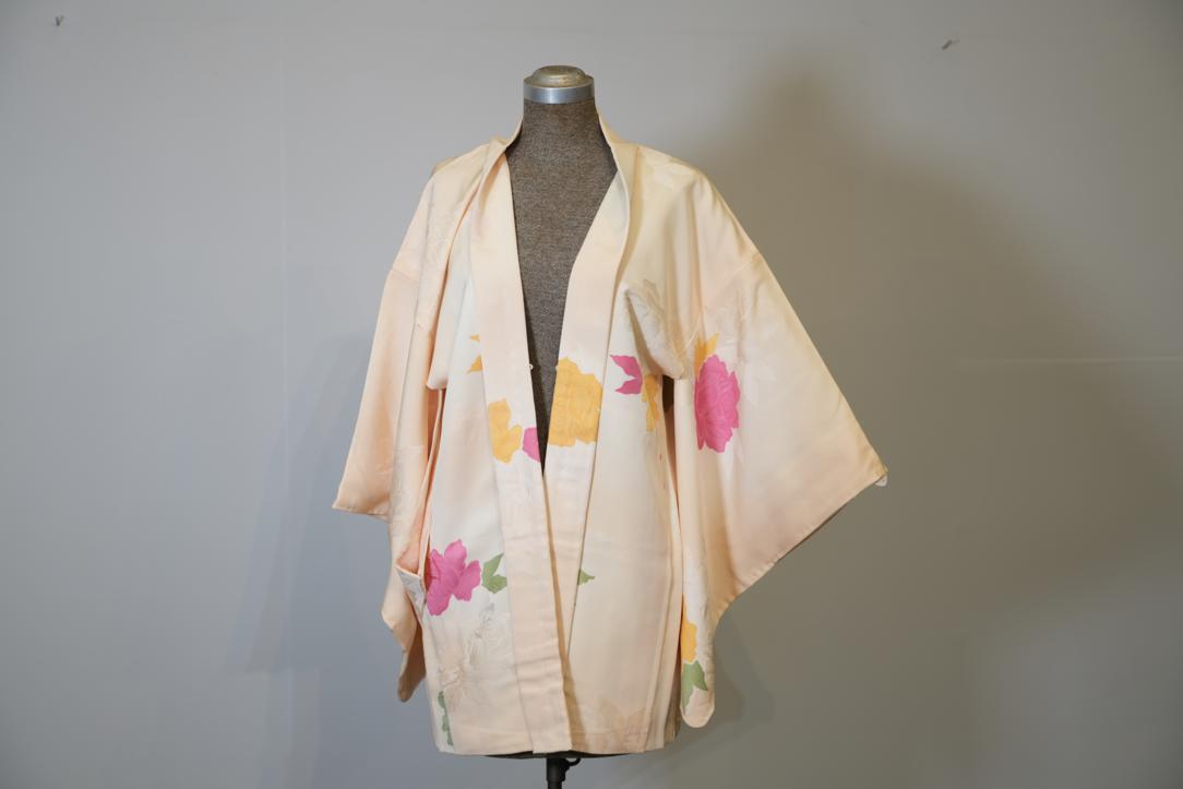 Silk Roses Japanese Haori Jacket - Image 4
