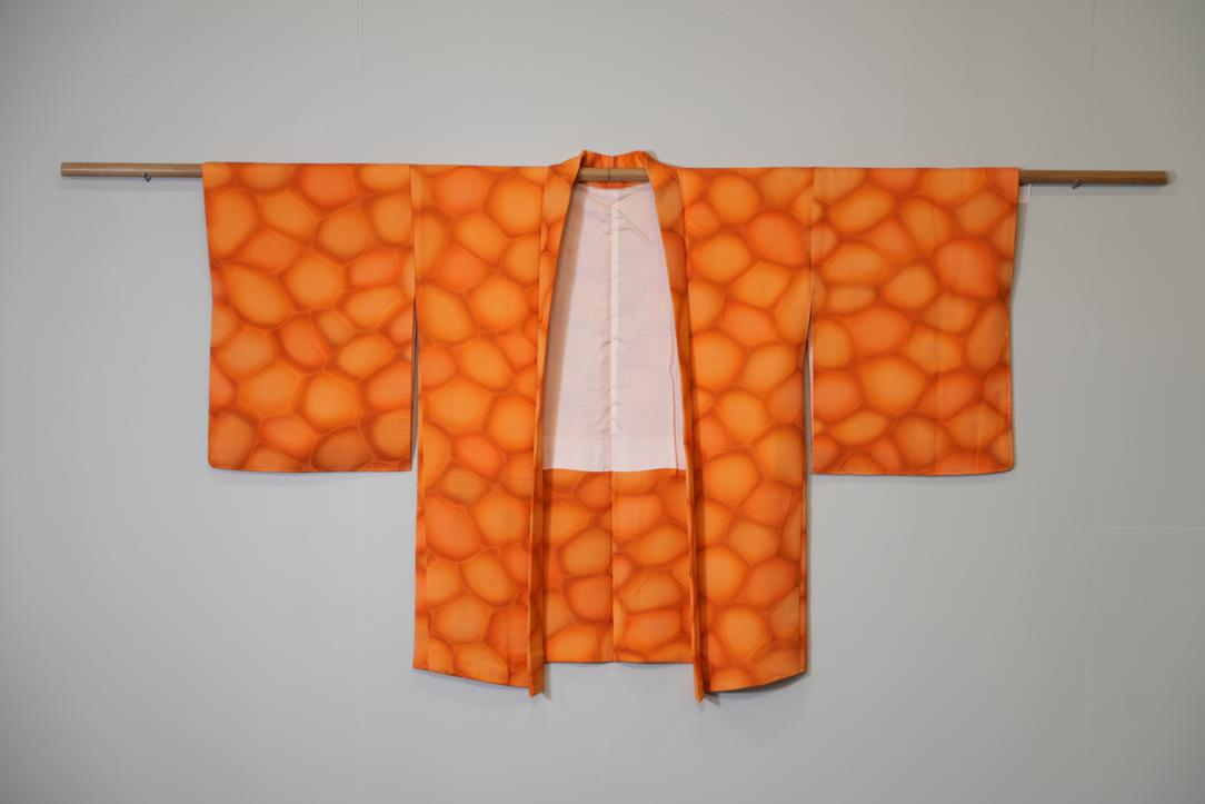 Mandarine Silk Japanese Haori Jacket