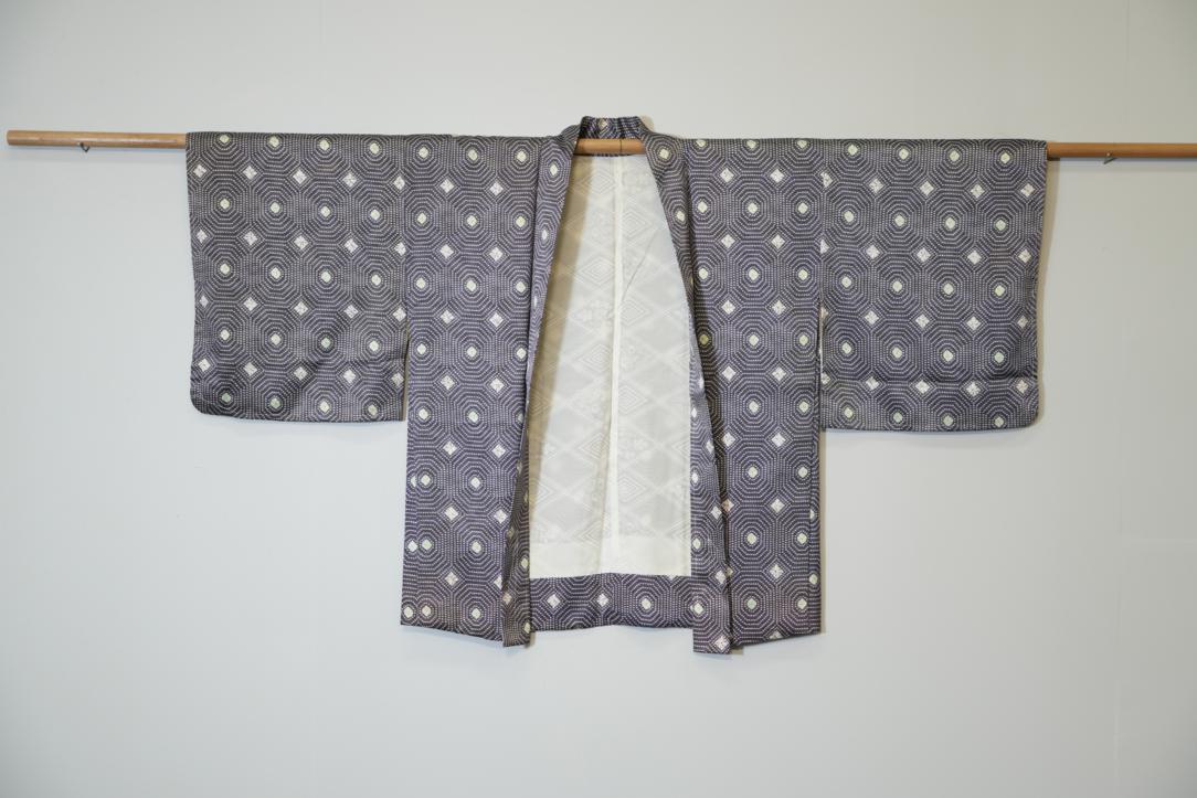 Illusion Design Silk Japanese Haori Jacket