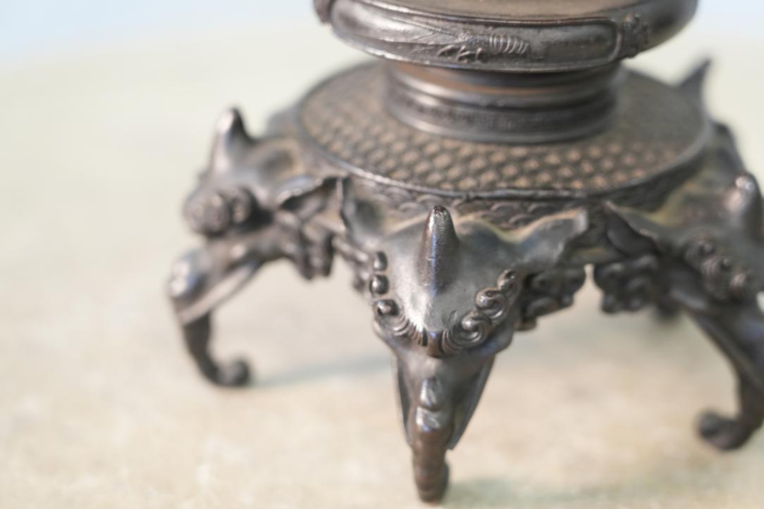 Japanese Bronze Usubata Vase Width:295mm - Image 6