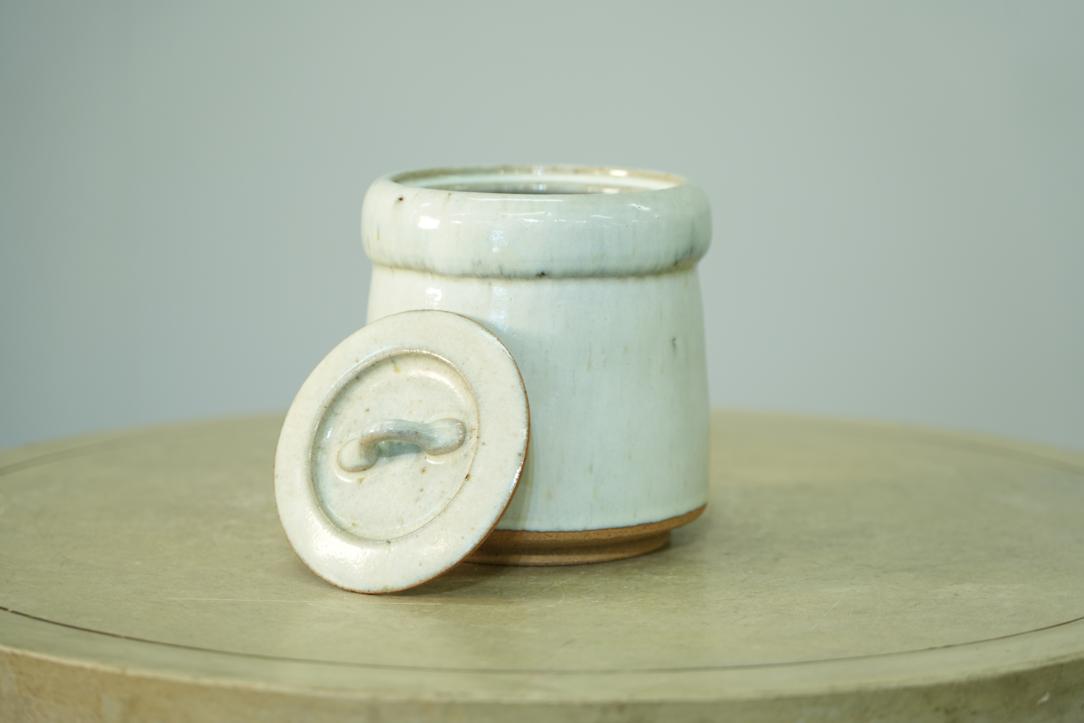 Japanese Pottery Mizuzashi Height:170mm - Image 3