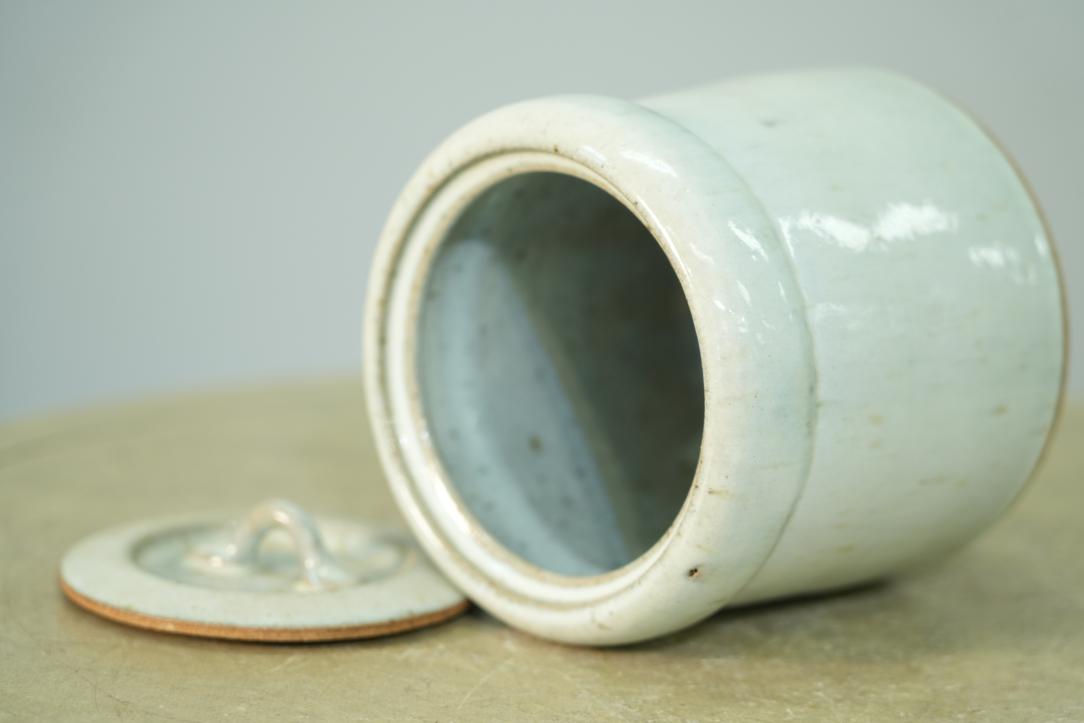 Japanese Pottery Mizuzashi Height:170mm - Image 5