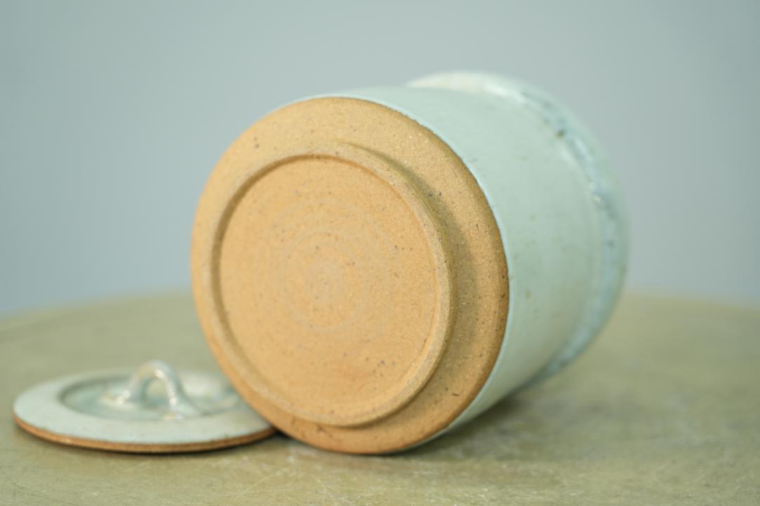 Japanese Pottery Mizuzashi Height:170mm - Image 6