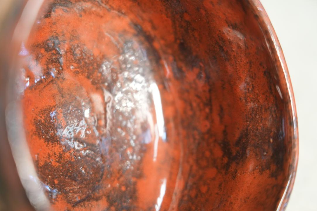 Aka Raku Chawan Tea Bowl Width:115mm - Image 2