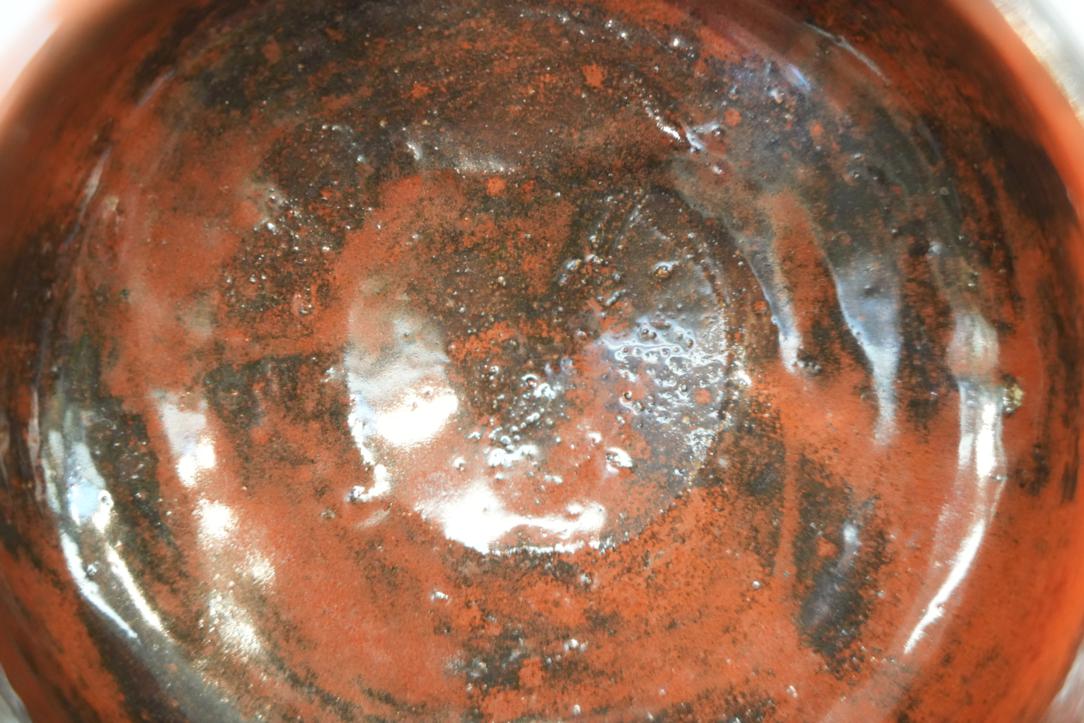 Aka Raku Chawan Tea Bowl Width:115mm - Image 3