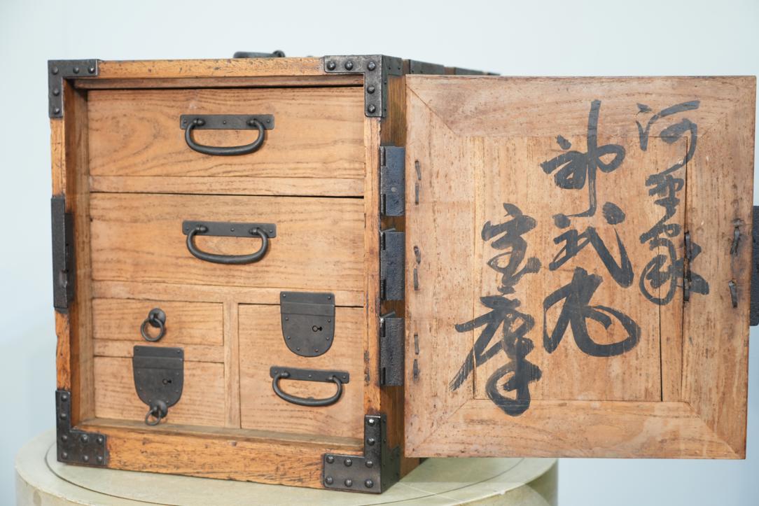 Japanese Edo Period Funa Dansu Ship's Chest Width:365mm - Image 9