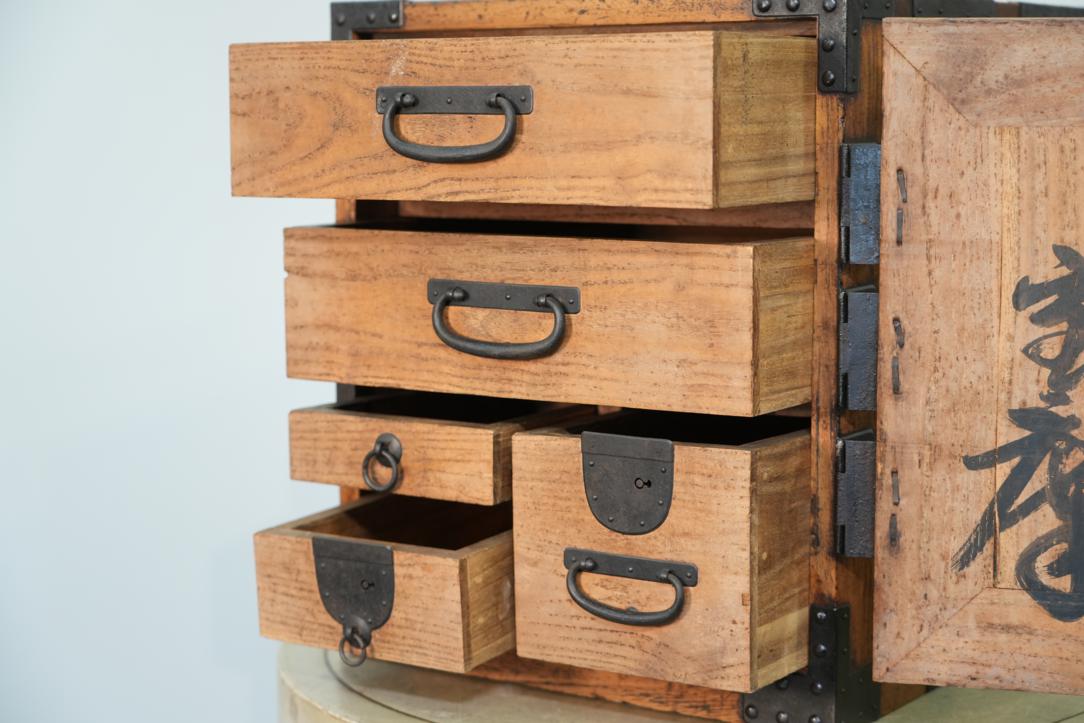 Japanese Edo Period Funa Dansu Ship's Chest Width:365mm - Image 8