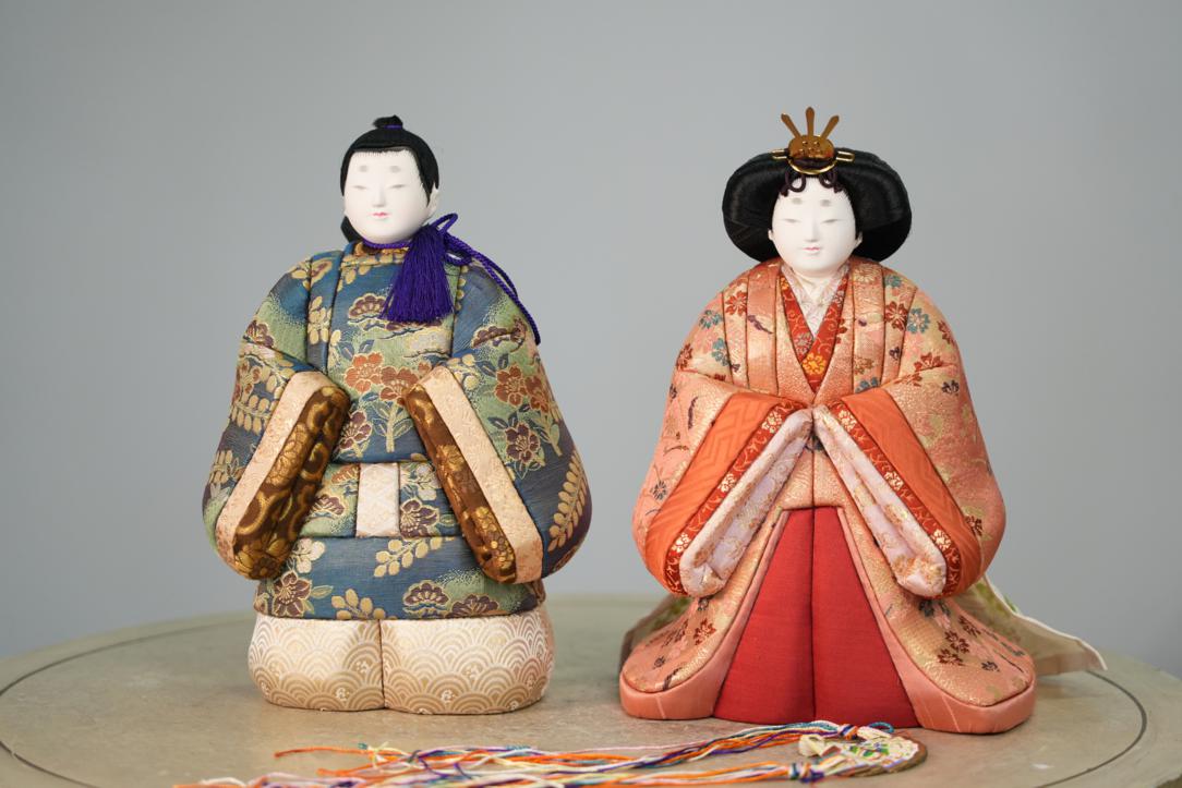 A charming Pair of Japanese Hina Dolls Width:300mm - Image 8