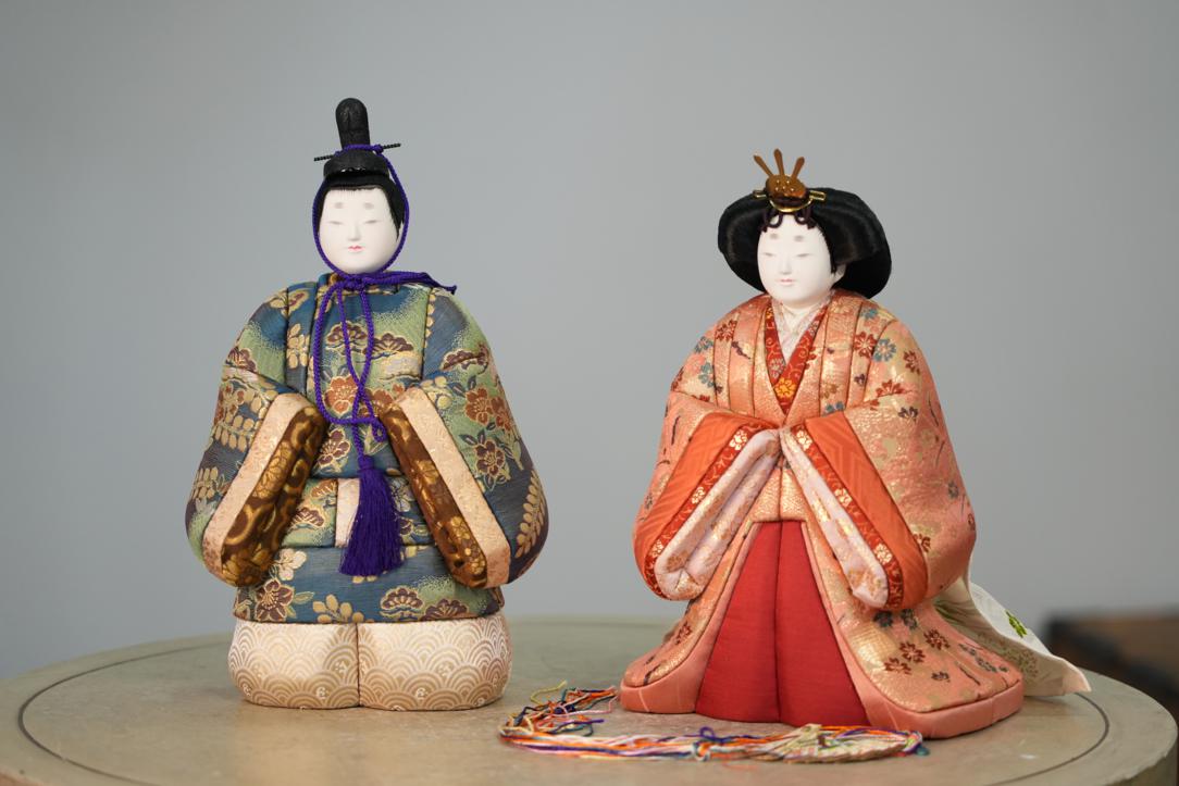 A charming Pair of Japanese Hina Dolls Width:300mm