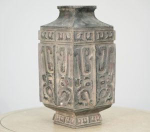Japanese Bronze Vase Height:380mm