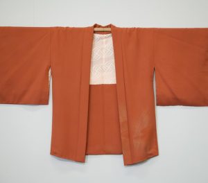 Kaki Orange Vintage Japanese Haori Jacket