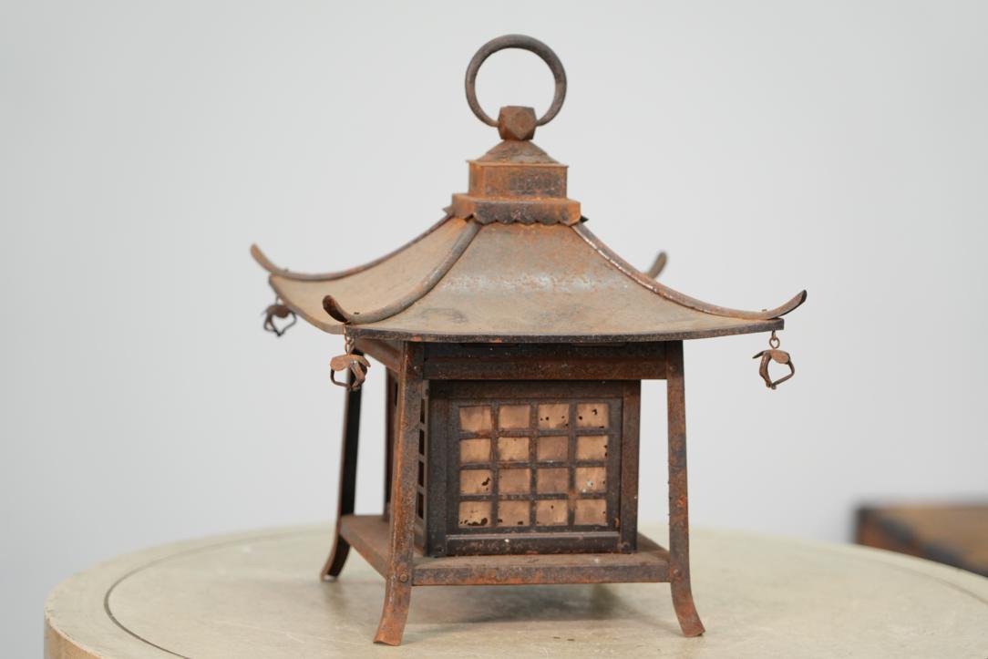 Japanese Metal Hanging Lantern Height:350mm
