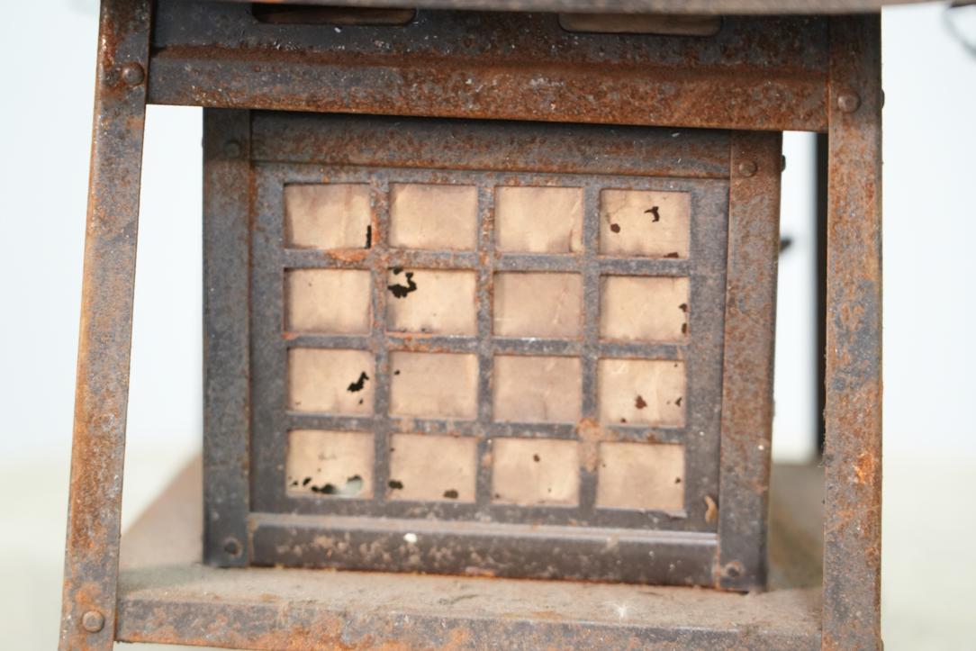 Japanese Metal Hanging Lantern Height:350mm - Image 6
