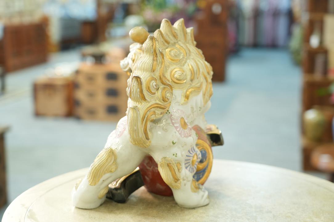Kutani Pottery Shishi Width:300mm - Image 5