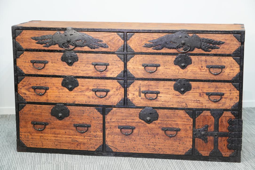 A very rare extra-wide Edo Period Sendai region Chest Width:1630mm - Image 15