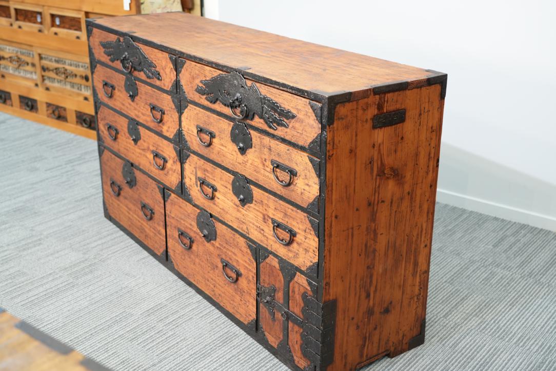 A very rare extra-wide Edo Period Sendai region Chest Width:1630mm - Image 11