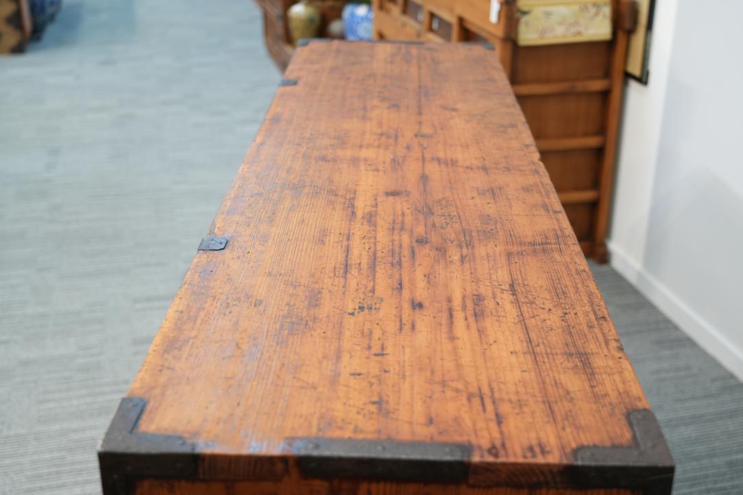A very rare extra-wide Edo Period Sendai region Chest Width:1630mm - Image 10