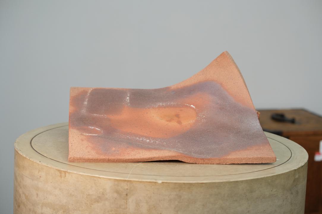 Shigaraki Pottery Plate Height:130mm - Image 6