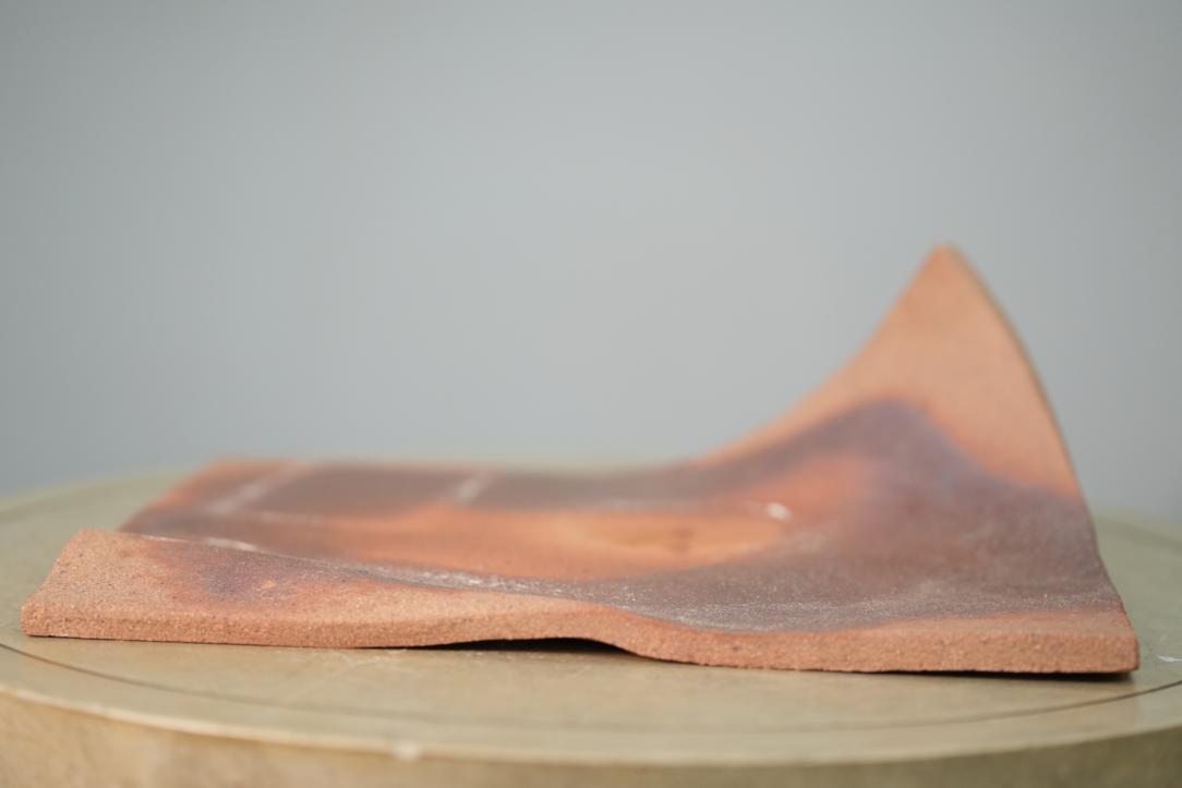 Shigaraki Pottery Plate Height:130mm - Image 3