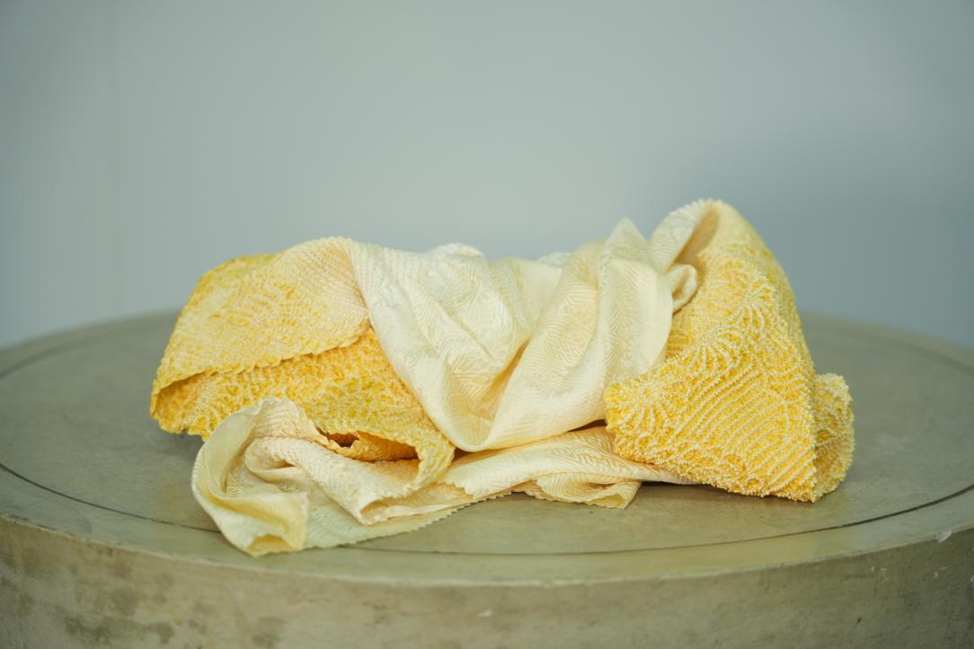 Japanese Shibori Silk Scarf