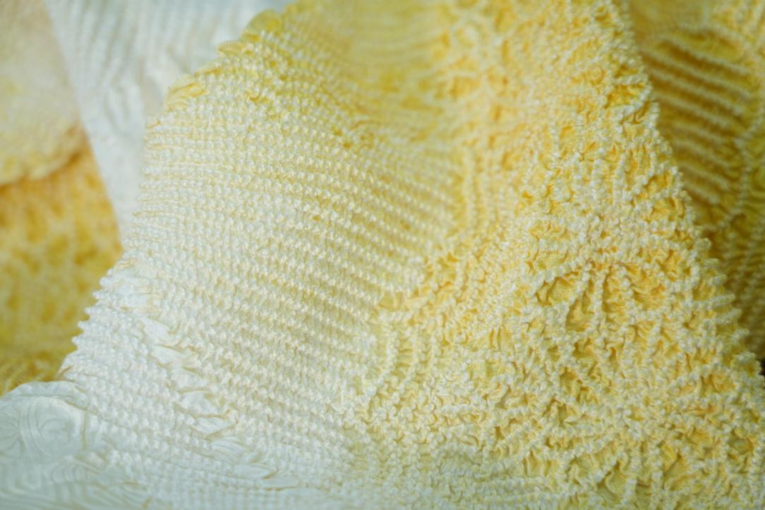 Japanese Shibori Silk Scarf
