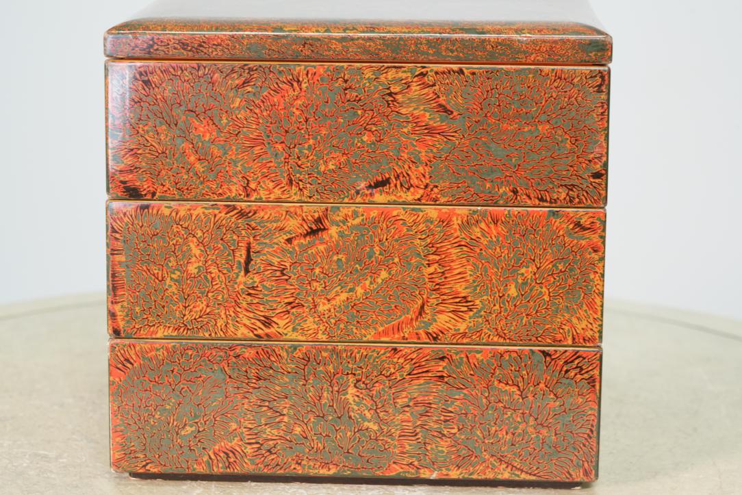 Japanese Wakasa Lacquered Jubako Width:210mm - Image 8