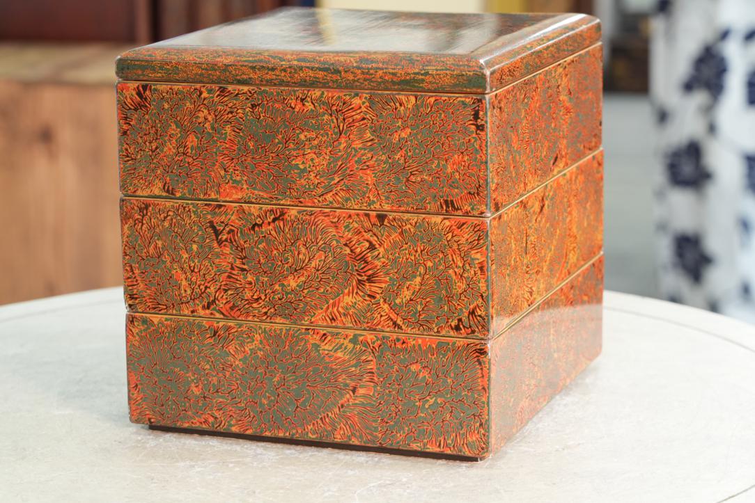 Japanese Wakasa Lacquered Jubako Width:210mm - Image 7