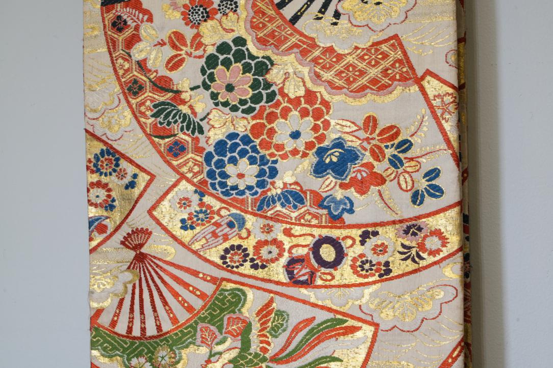 Japanese Vintage Silk Obi Sash Width:4000mm Circa:1930's - Image 4