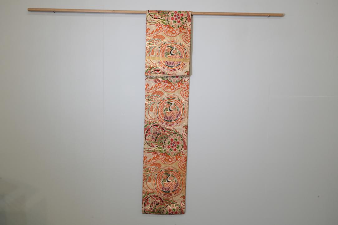 Japanese Vintage Silk Obi Sash Width:4000mm Circa:1930's - Image 5