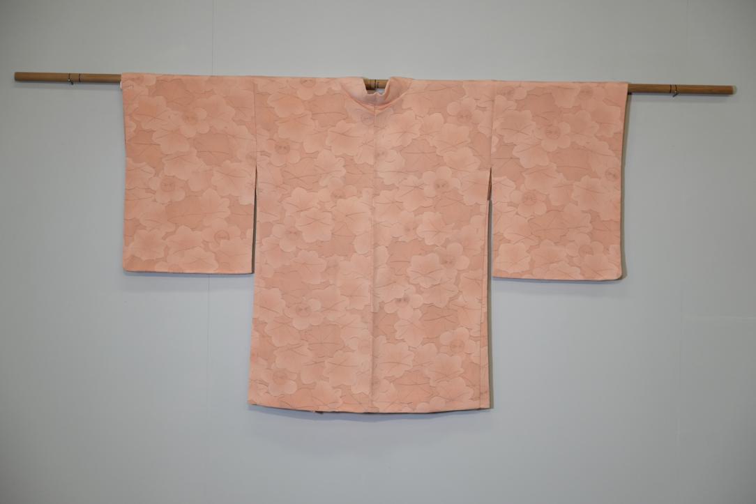 Crepe Silk and Peaches Vintage Japanese Haori Jacket